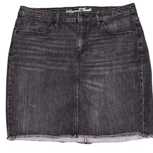 Universal Thread Stretch Black Denim Pencil Skirt